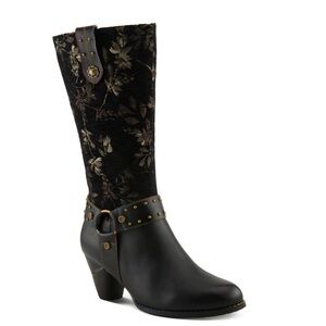 L’Artiste 37 (US 6.5-7) Black Wyoming Boot - New in Box